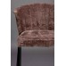 Barová židle GEORGIA Dutchbone, 101 cm, čalouněná, kovová, fialová