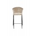 Barová židle GEORGIA Dutchbone, 101 cm, čalouněná, kovová, béžová