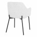 Jídelní židle MELILLA, House Nordic, kov, bílé bouclé