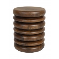 Odkládací stolek DISC Zuiver, Ø35 cm, mangové dřevo