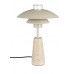Stolní lampa COLE Zuiver, výška 37 cm, travertin a kov, béžová