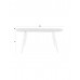 Jídelní stůl WEBSTER WLL 118x90 cm, teak, černá