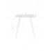 Bistro stolek WEBSTER WLL 70x70 cm, teak, černý