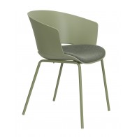 Plastová jídelní židle JESSICA WLL, polypropylen, zelená