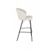 Barová židle JOA WLL, 100 cm, čalouněná, kovová, béžová