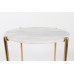 Odkládací stolek Timpa marble white