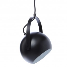 Ball with Handle,závěsné svítidlo Ø25 cm, černá/mat