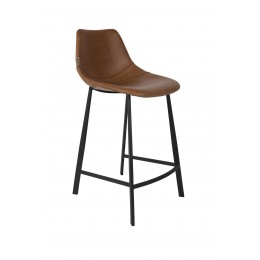 Barová židle Franky Stool 65 cm, hnědá